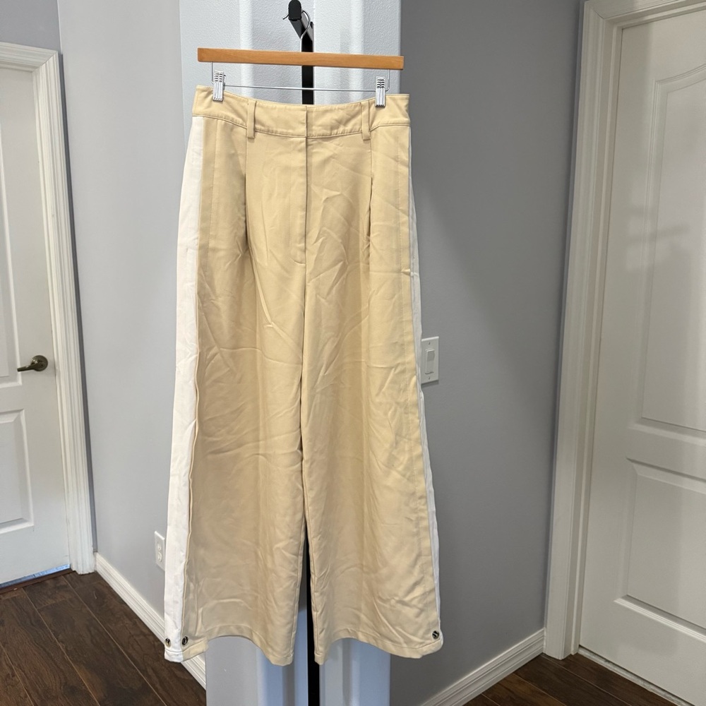Favorite Daughter Margaret Wide Leg Pant (Sand) Trouser Trousers Size 10 Womens - Picture 2 of 11